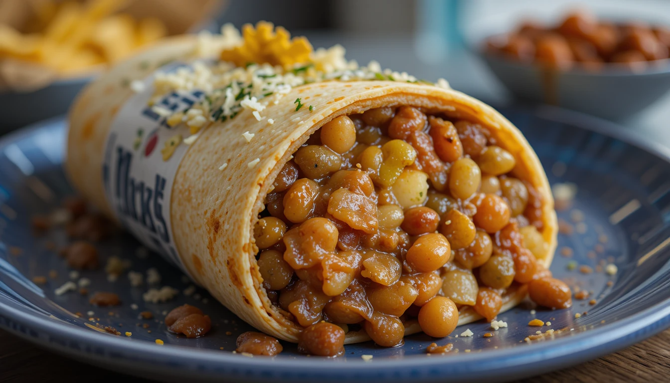 Rick's Big Bad Bean Burrito