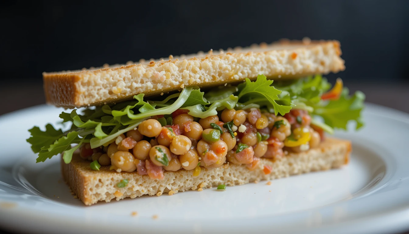 Vegetarian Chickpea Sandwich Filling