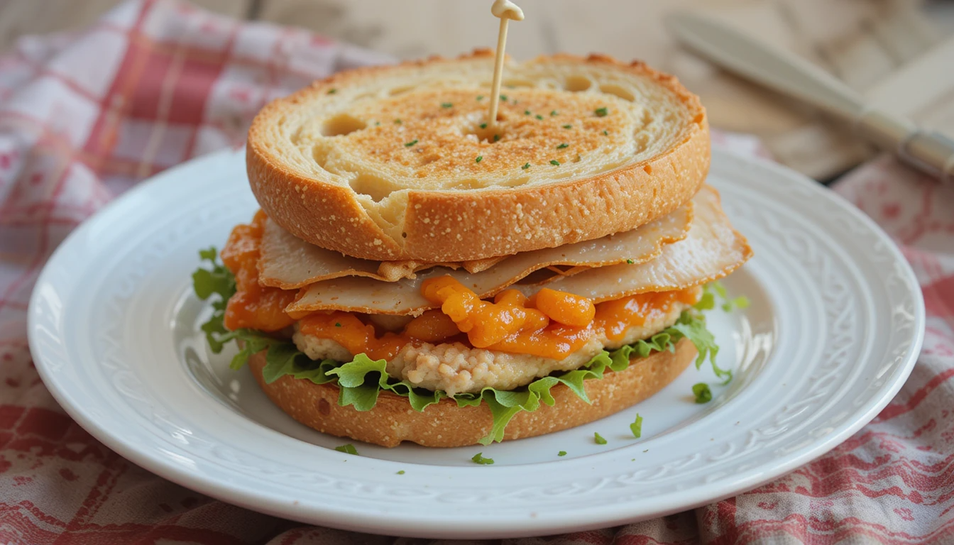 Sweet and Spicy Turkey Sandwich