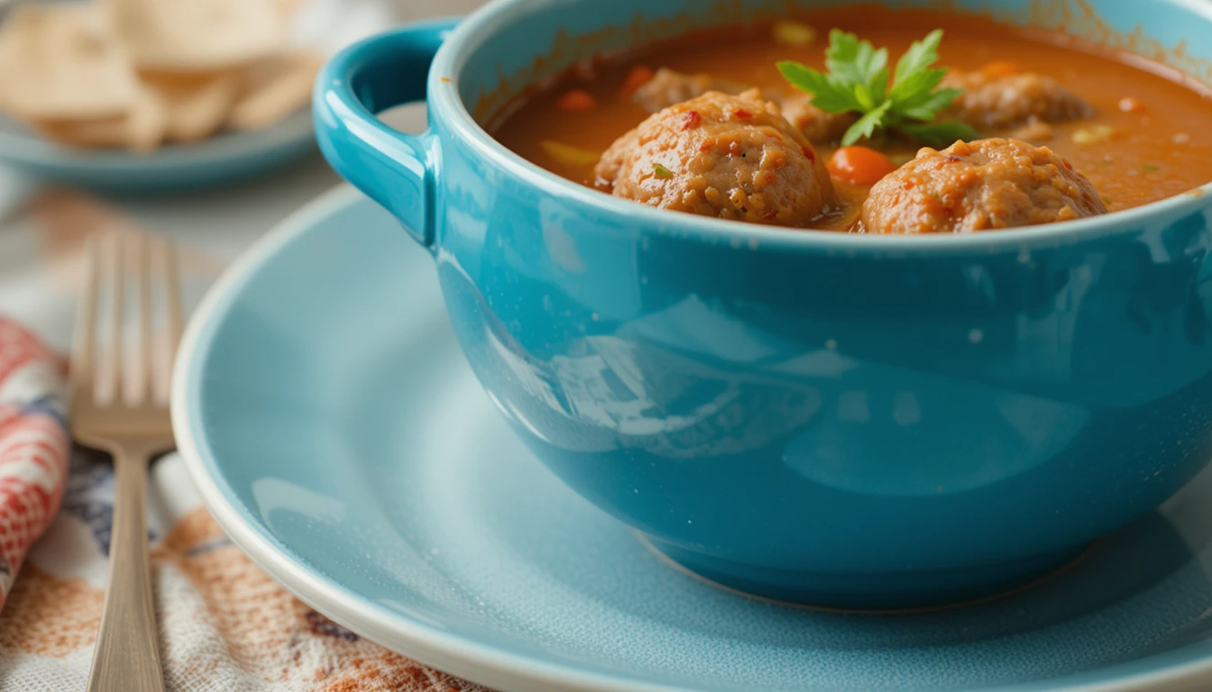 Hearty Italian Meatball Soup