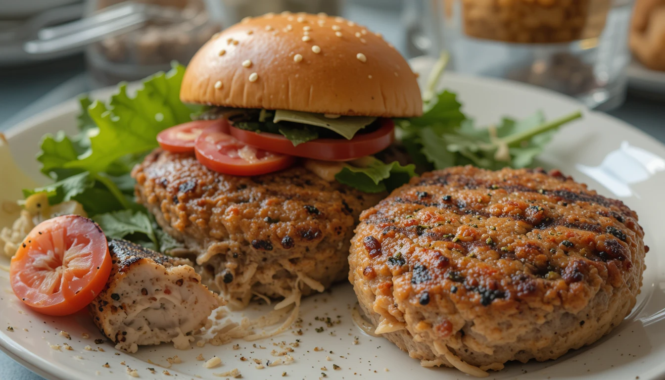 Grilled Turkey Burgers with Ranch Seasoning