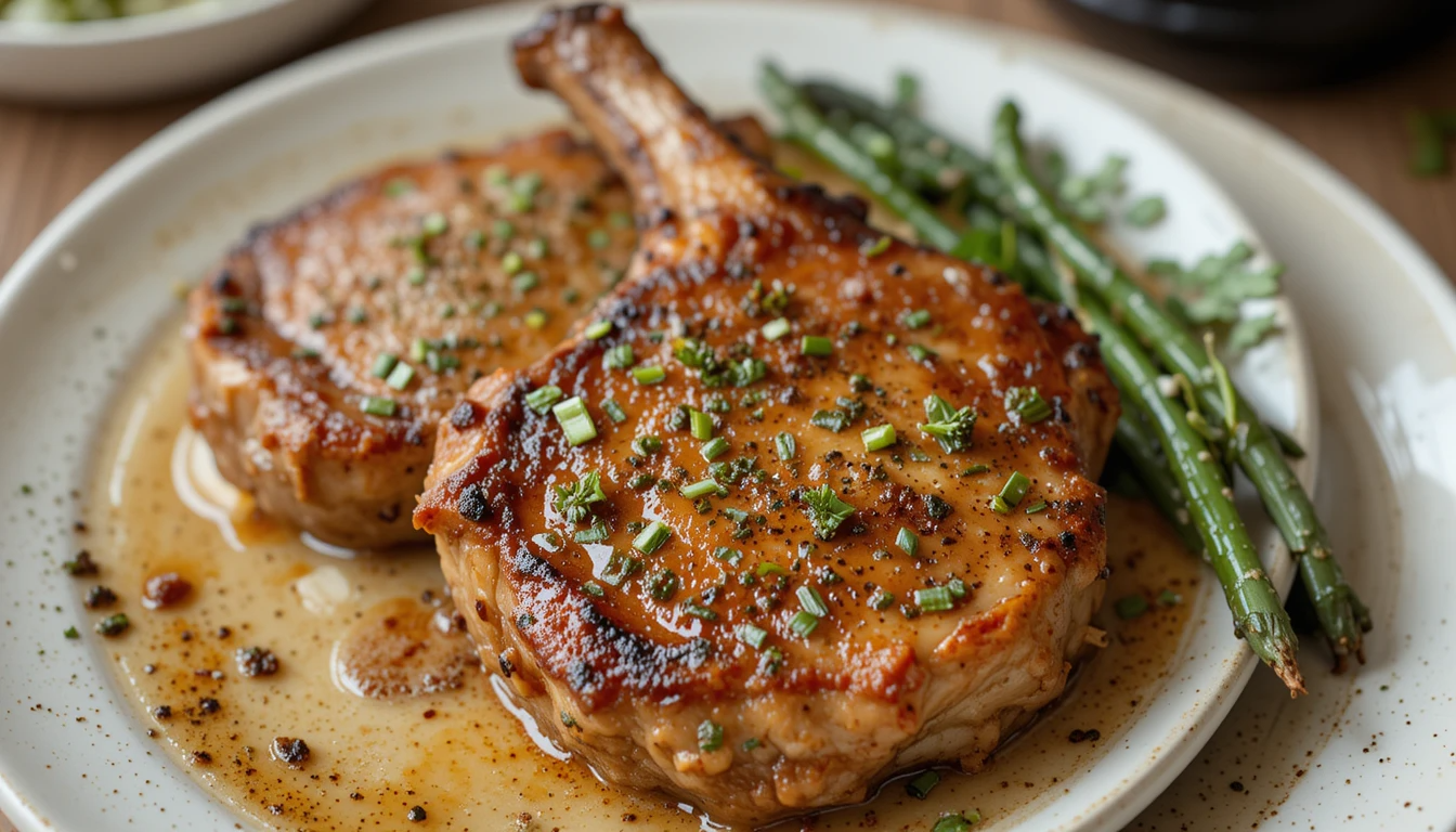 Air Fryer Ranch Pork Chops