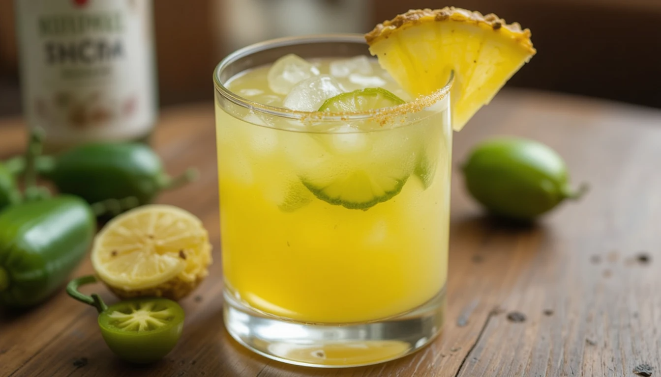 Pineapple Jalapeño Margarita